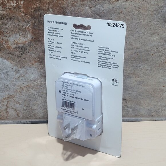 Utilitech Indoor Mechanical Timer Temporizador New Sealed - Picture 8 of 11